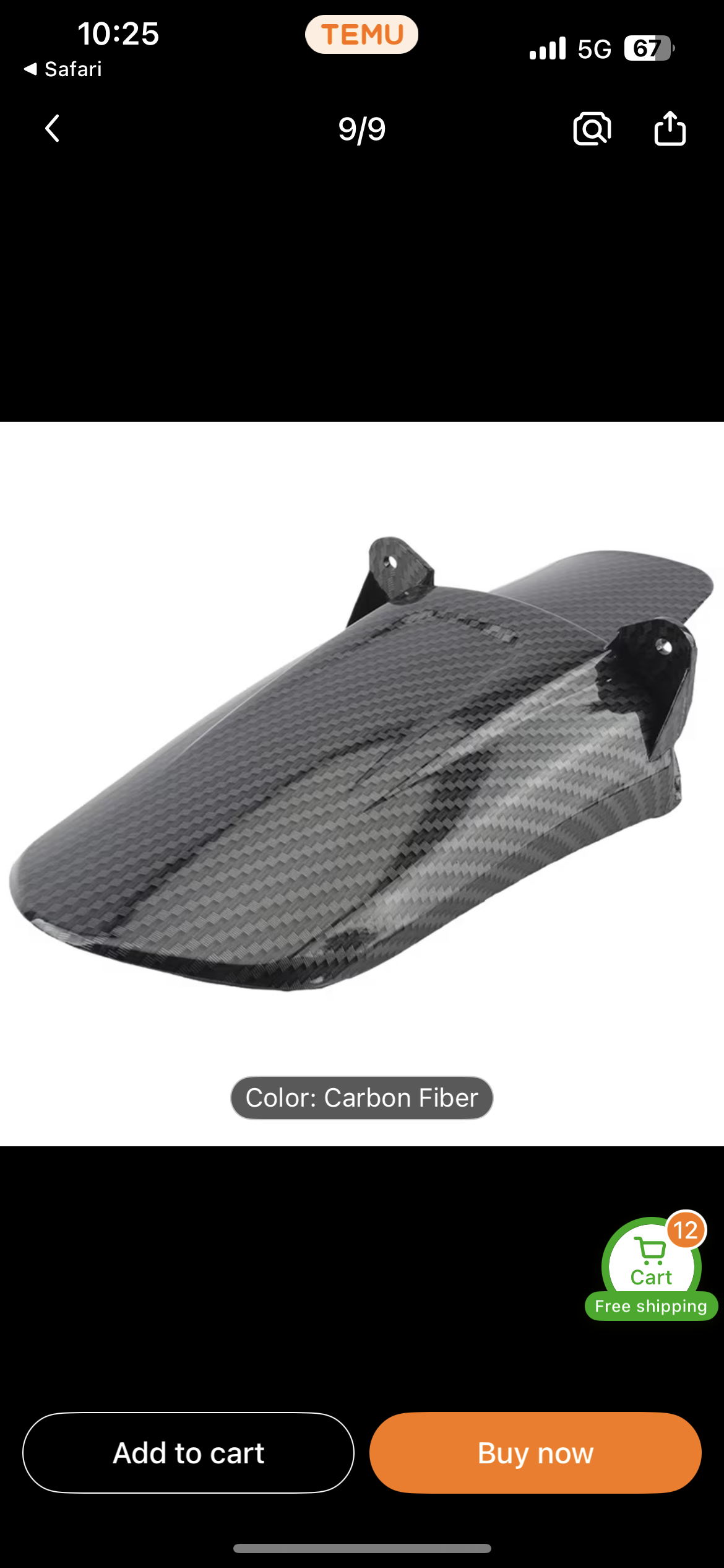 2 titanium bolts, LBX rear mudguard